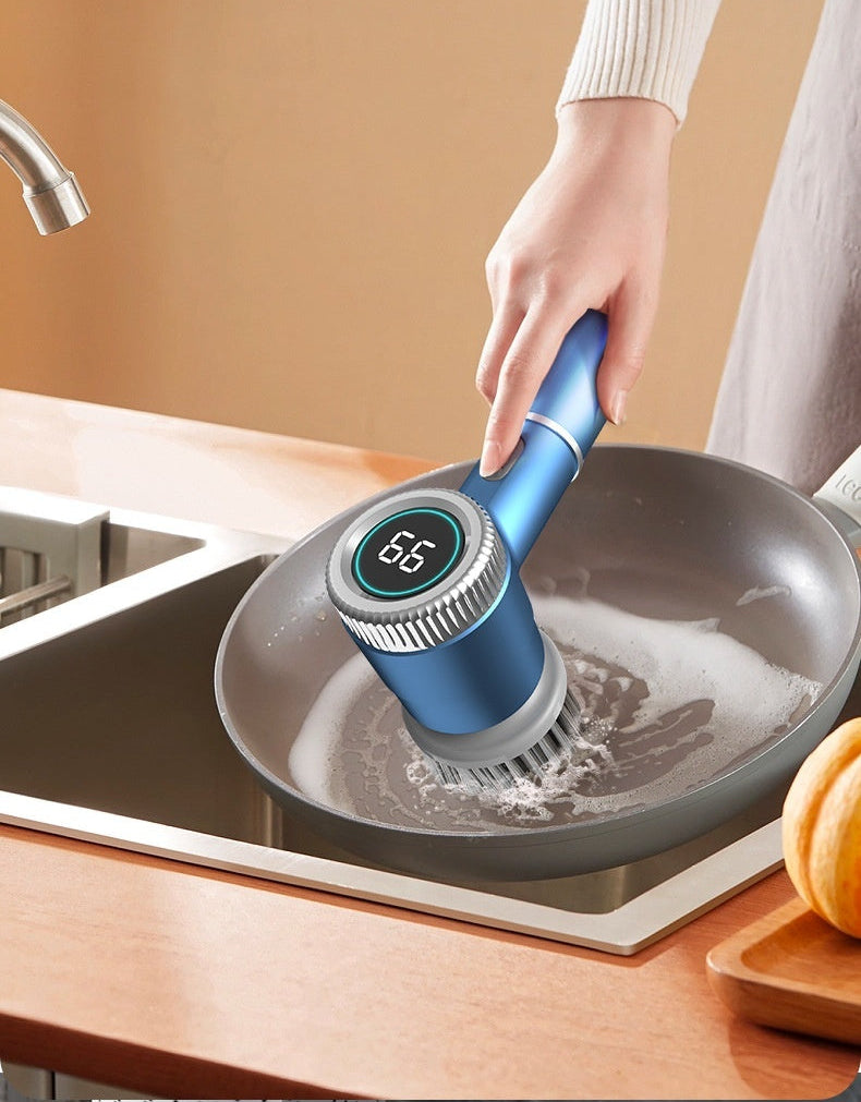 Brosse de Nettoyage Électrique Pro 3-en-1 – Édition 2026 avec Écran LED 💦