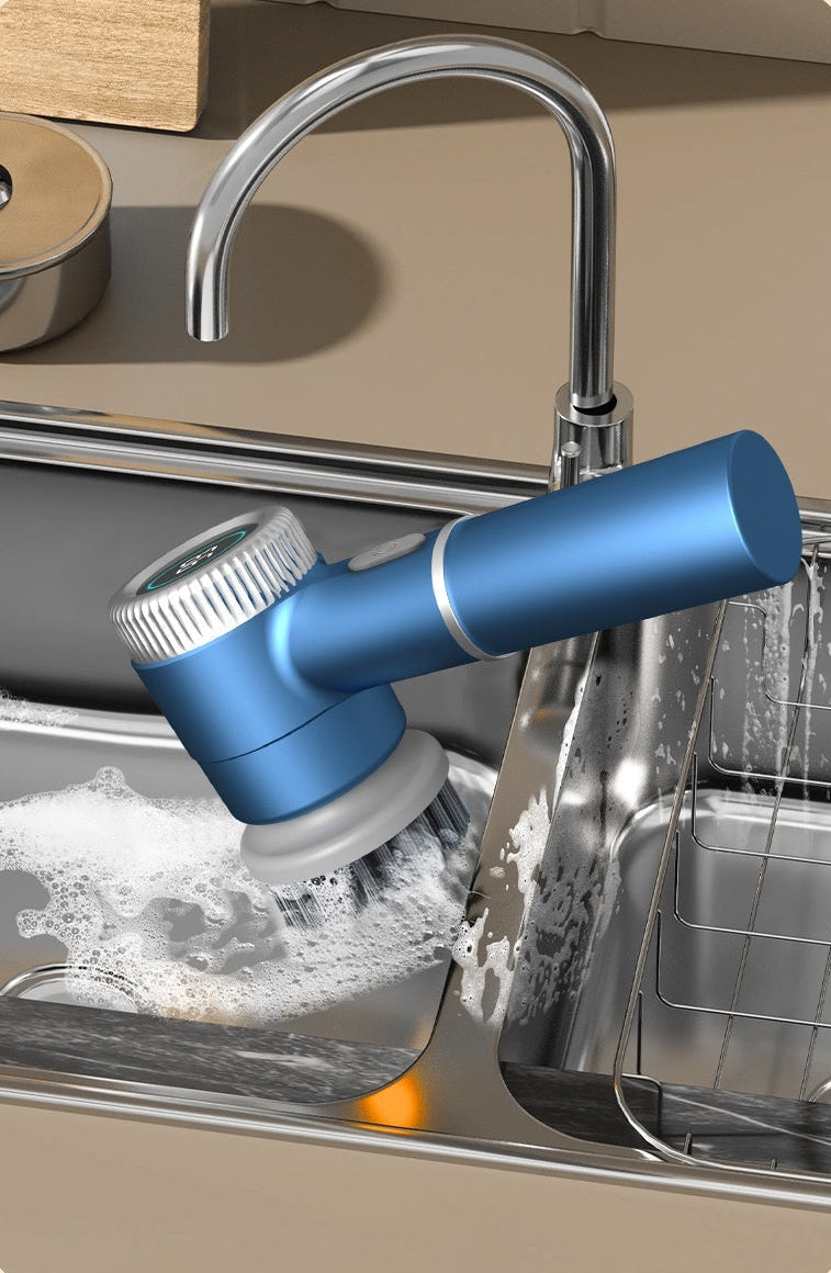 Brosse de Nettoyage Électrique Pro 3-en-1 – Édition 2026 avec Écran LED 💦
