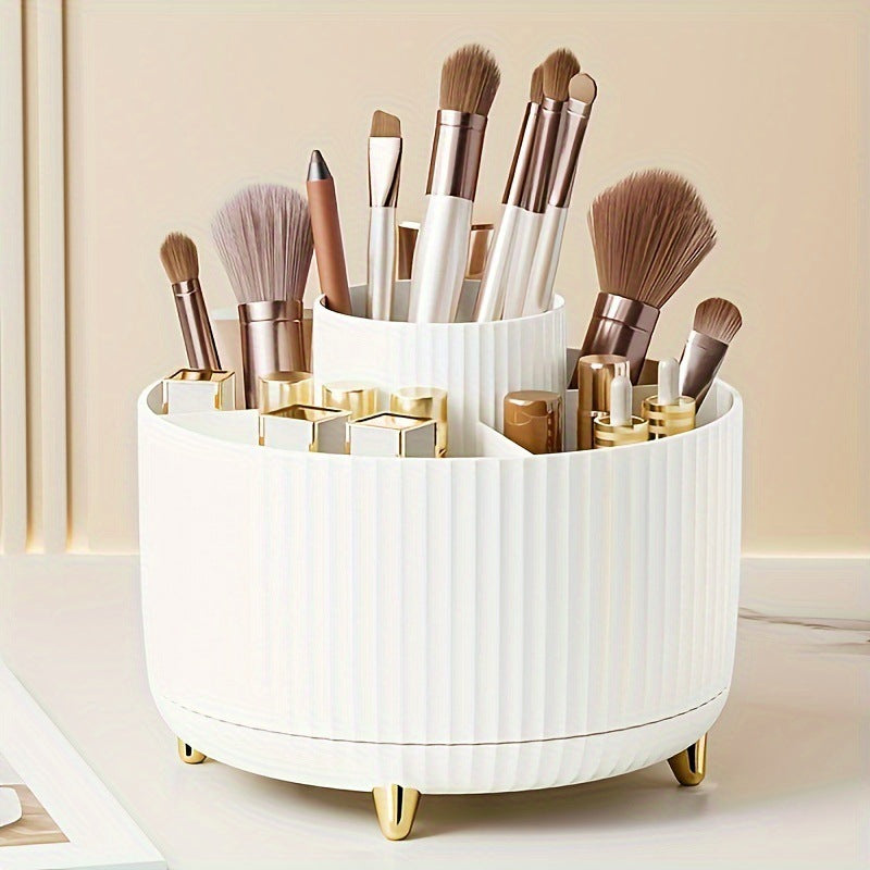 Organisateur de Maquillage Rotatif 360° – Élégance & Gain de Place 💄
