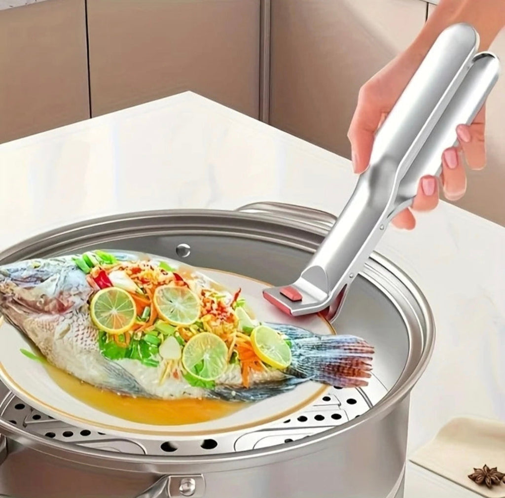 Pince de Sécurité "Stop-Brûlure" – Édition Acier Inoxydable 🍳