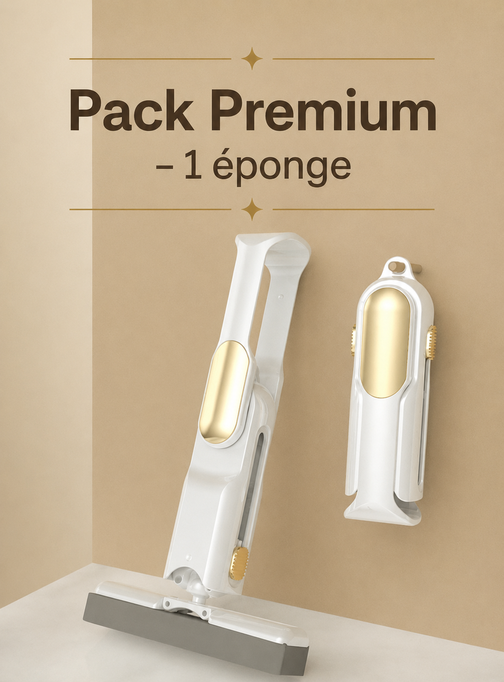 Mini Vadrouille Mains Libres - Design Premium Gold. ✨